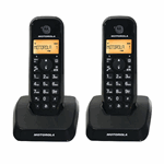 Teléfono inalámbrico Motorola S12 duo negro Dect
